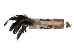 Игрушка WOGY д/к Палочка мататаби с перьями 17см