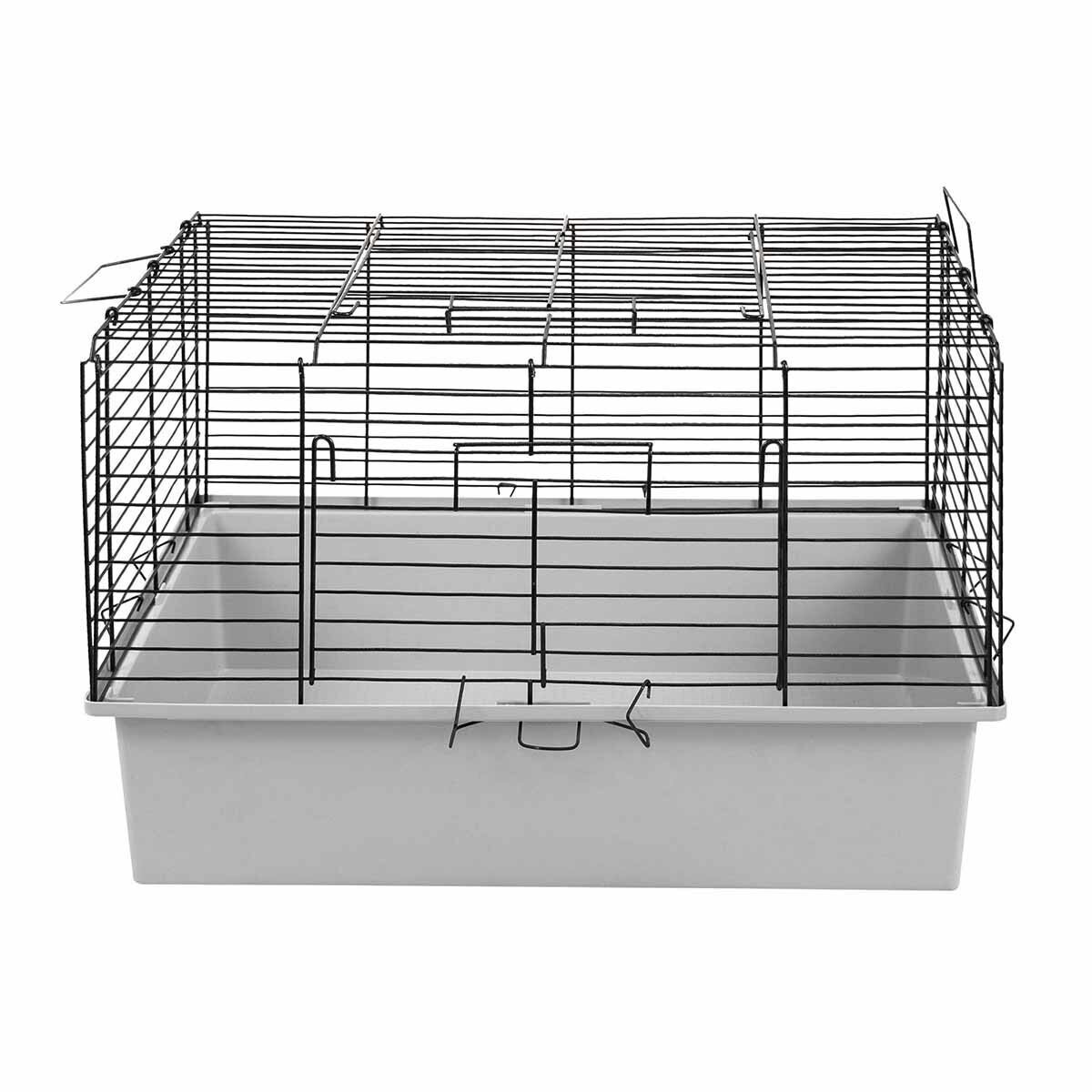 Дарэленд Клетка КРОЛИК 60 №2 складная, шаг прута до 20мм, 58см*40см*h32,5см, сер-бел