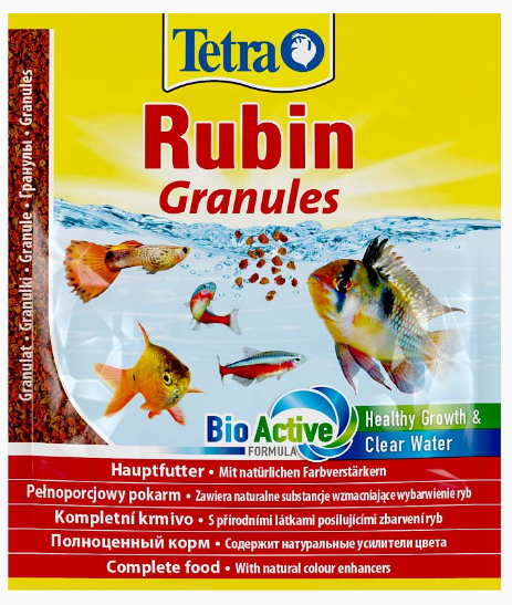 Tetra Rubin Granules 0.015кг гранулы д/окраса рыб (пакет)