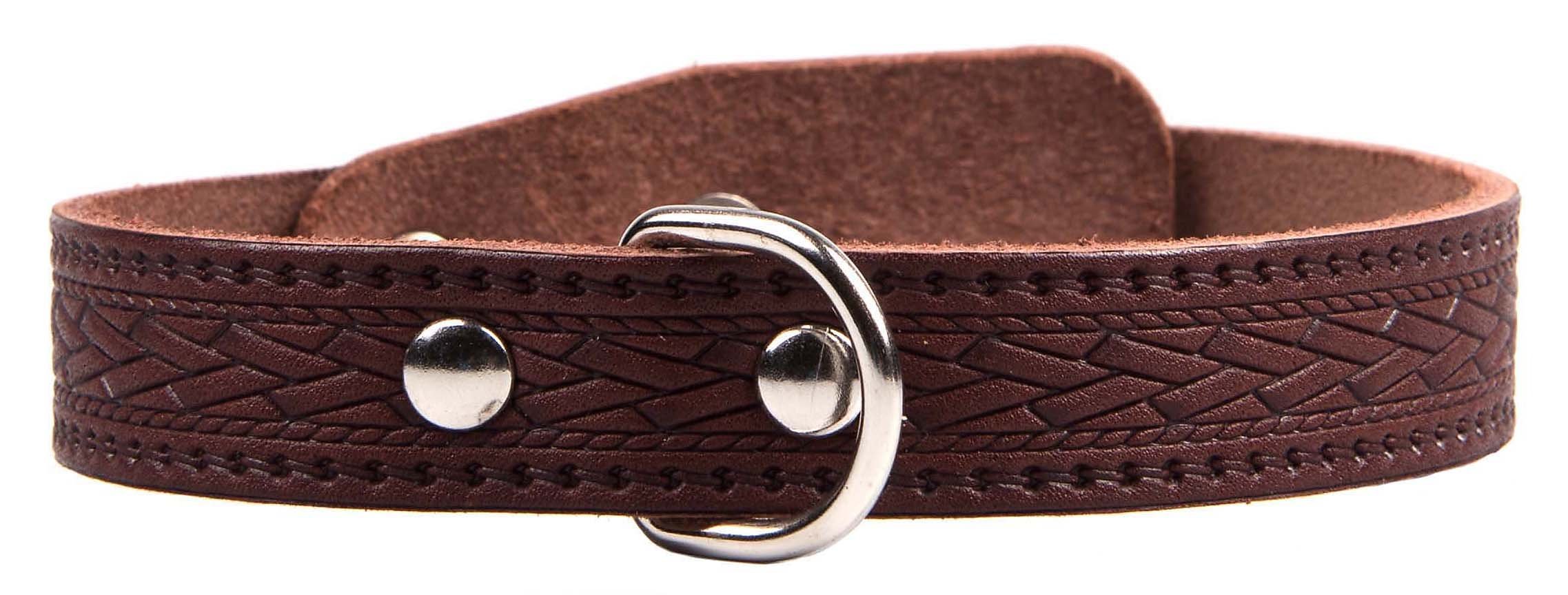 Ошейник 18 тисненый