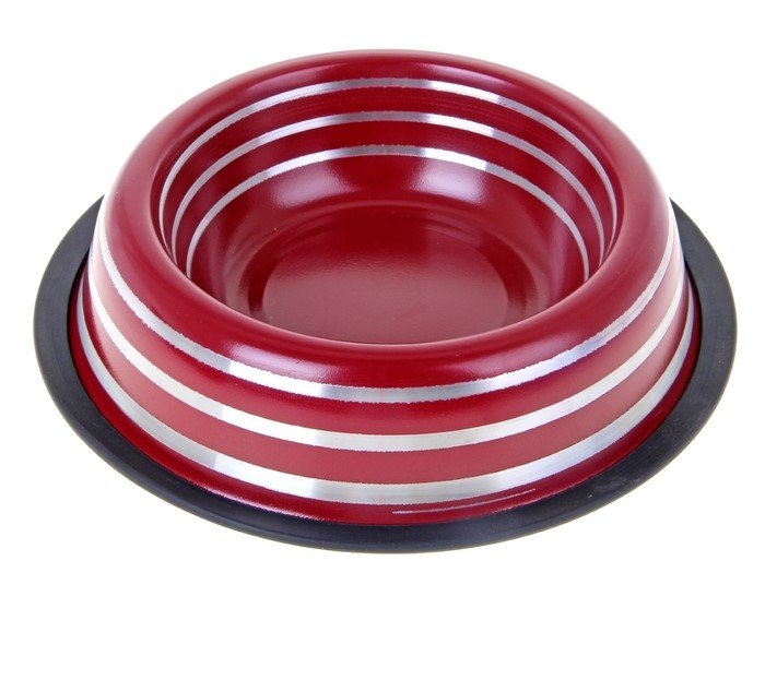 Миска нескользящая цветная матовая VM-2521(B), 470 мл   1097445