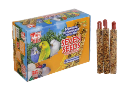 Палочки д/попугаев "SEVEN" ассорти 1 шт