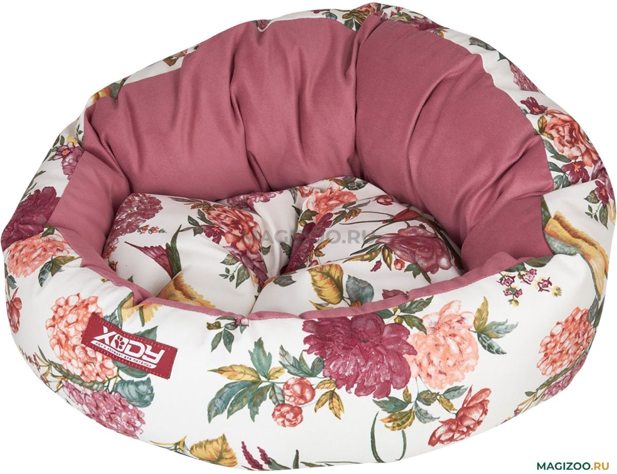 Лежак Подиум Гарден птицы Розовый