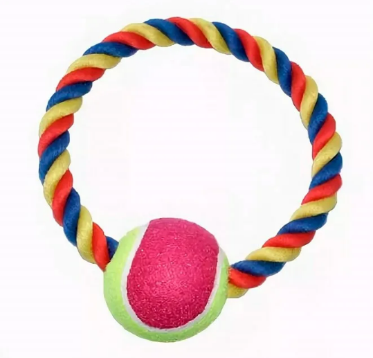 ИГРУШКА "АПОРТ КОЛЬЦО С МЯЧОМ" R1060 (К-Й)