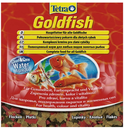 Tetra Goldfish Sachet 0.012кг хлопья д/золотых рыбок (пакет)