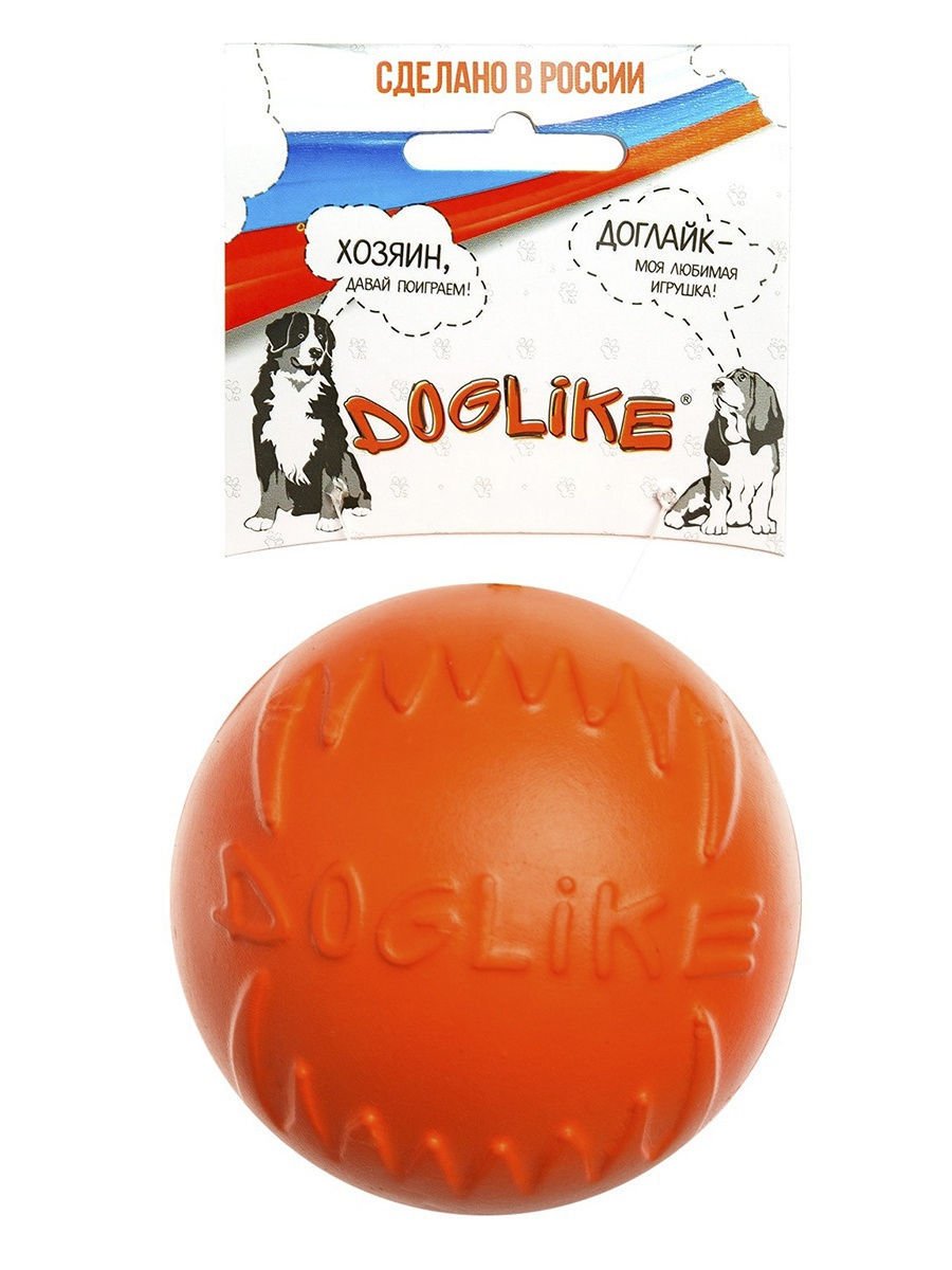 Мяч средний Doglike  (Оранжевый)
