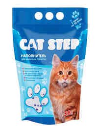 CAT STEP 3,8л Силикатгель Наполнитель д/кошачьих туалетов