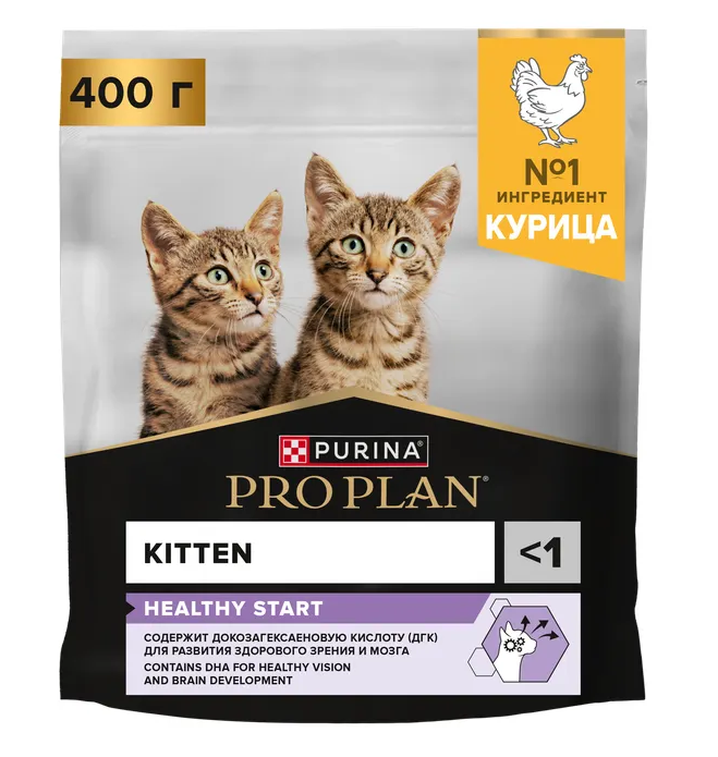 PRO PLAN для  котят с курицей 400 г