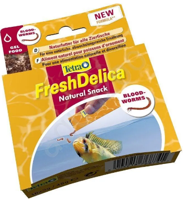 "ТЕТРА FRESH DELICA BLOOD WORMS" С/К Д/РЫБ 48гр 1/16