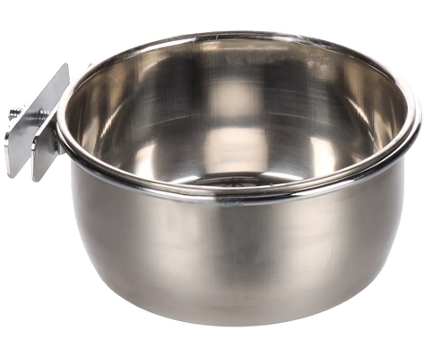 Миска с крепежом д/клетки AVARO 13см 580мл