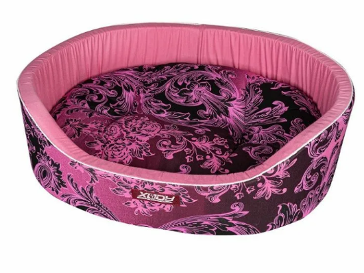 Лежак Премиум (хлопок) №4 розовый