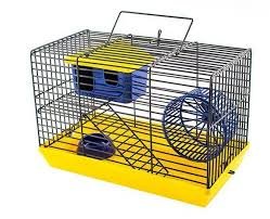 Клетка-мини "ECO" д/грызунов с этажом, 25*14*25см (укомплект.)