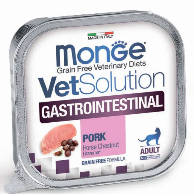 Диетический корм Monge VetSolution Cat Gastrointestinal гастро интестинал для кошек при заболеваниях
