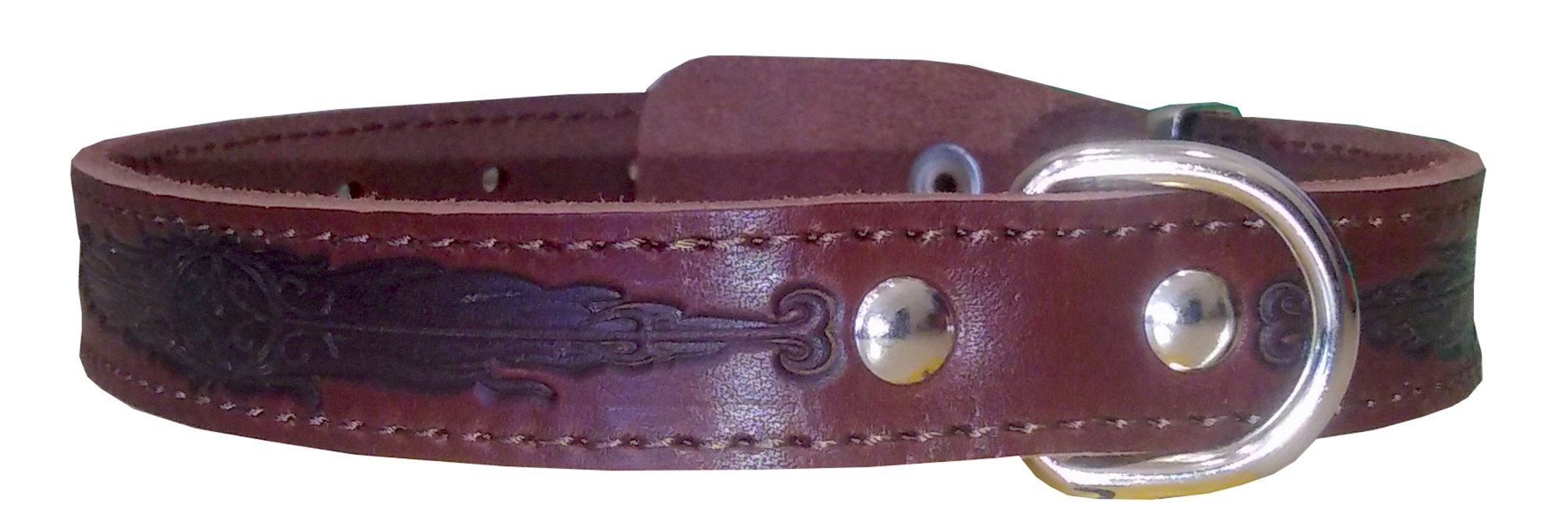 Ошейник 20 тисненый