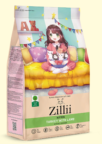 Зилли д/котят Индейка с ягненком 400гр
