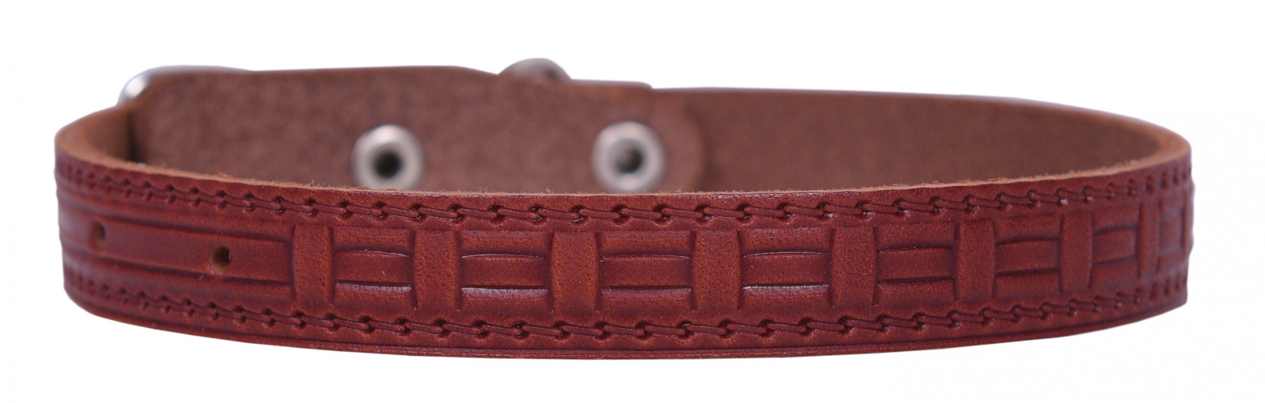 Ошейник 14 тисненый