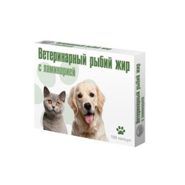 Вака: Рыбий жир в капсулах с водорослями (100шт)