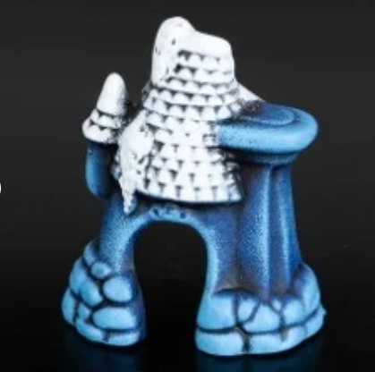 Аквадекор-грот для аквариума К-52сб Домик с колонной