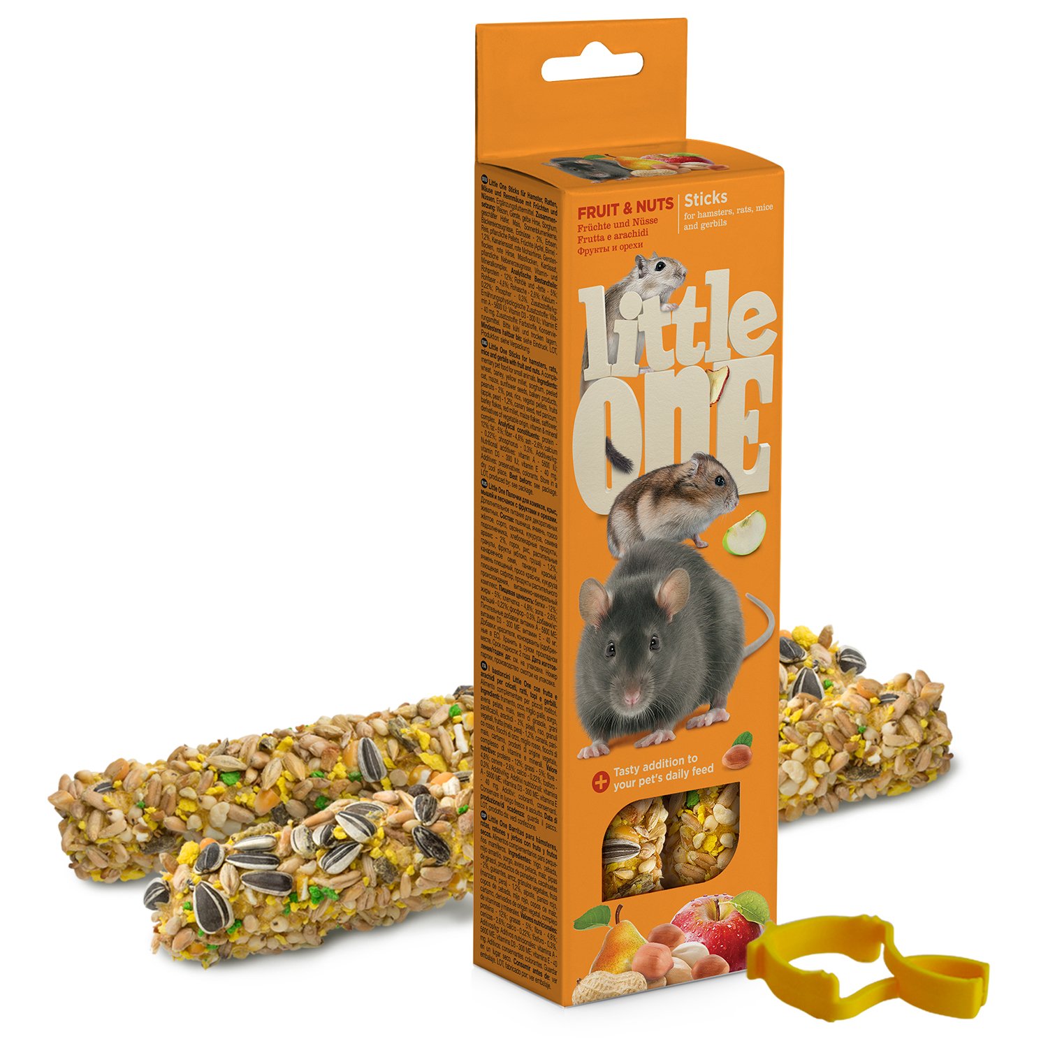 ЛАКОМСТВО "LITTLE ONE " Д/ХОМЯКОВ КРЫС МЫШЕЙ ПЕСЧАНОК 2х60г ПАЛОЧКИ С ЯГОДАМИ 4479
