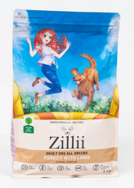 Зилли д/собак индейка/ягненок 3кг