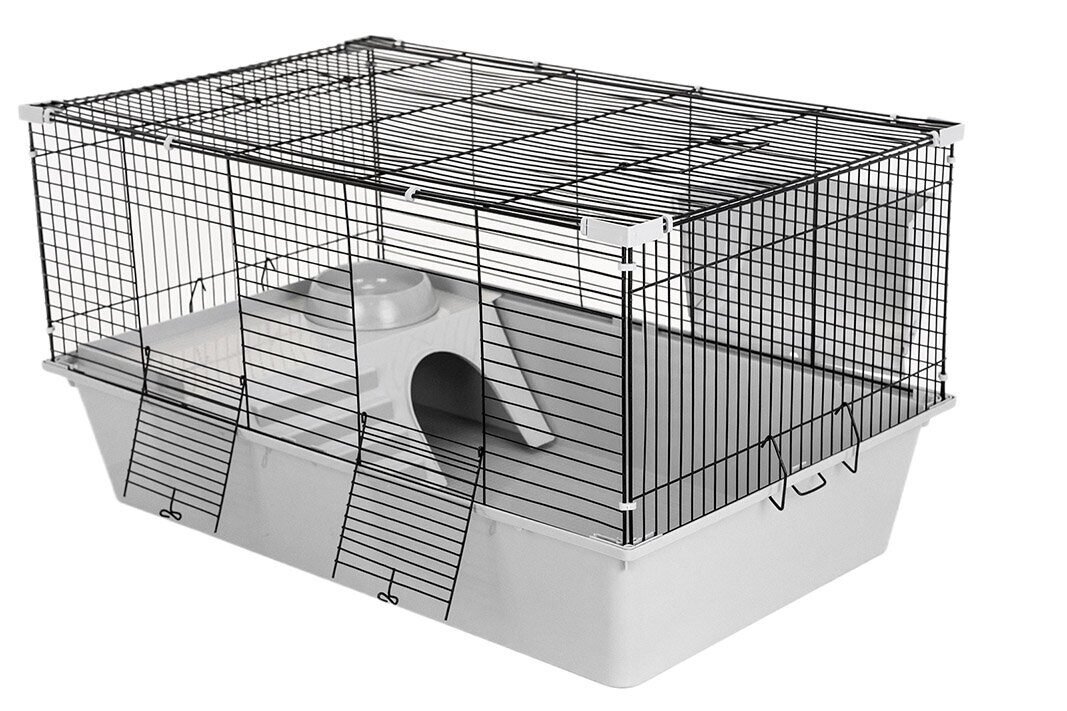 Дарэленд Клетка ШУША-1 для грызунов разборная 1 этаж, шаг прута 13мм, 78*48*h41 (укомплект.) св-сер-