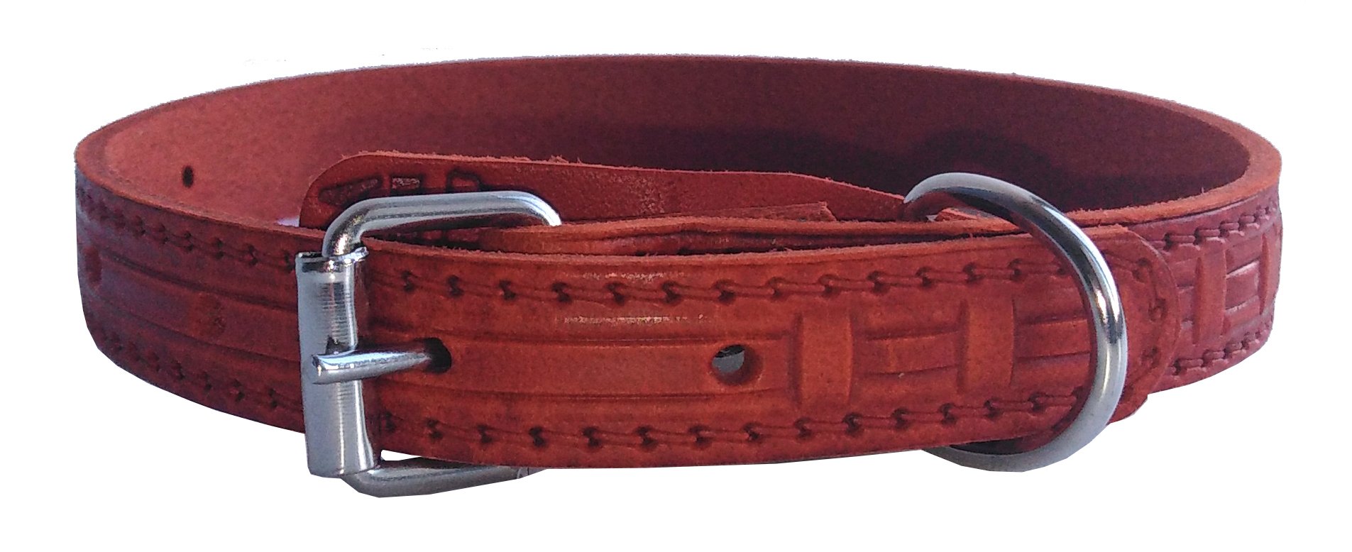 Ошейник 14 тисненый