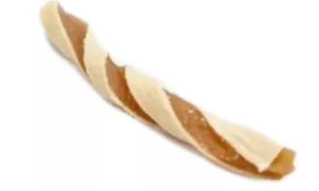 Лакомство для собак Перекрученная курица и треска полосками 1шт