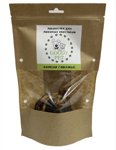 Колено говяжье сушеное 1шт Goody