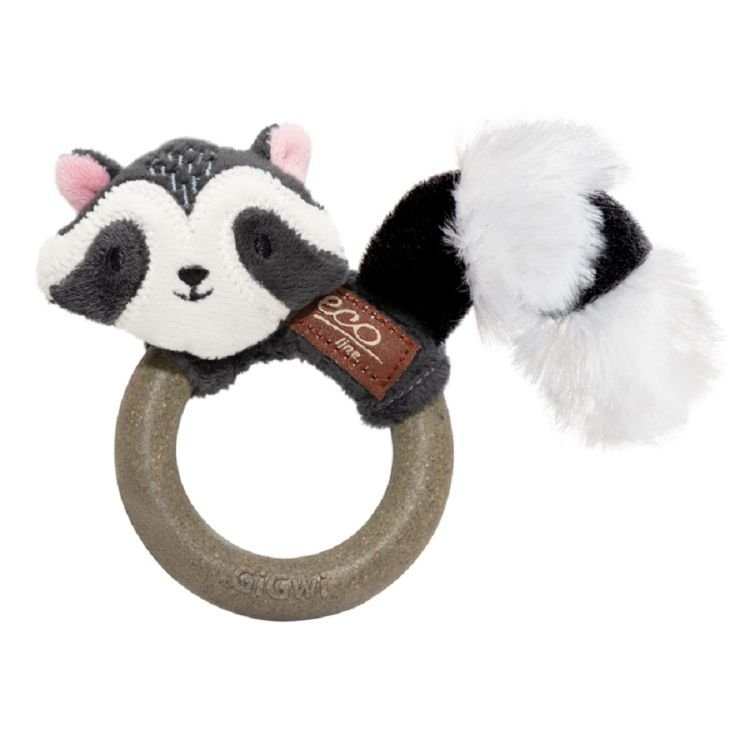 85048 Игрушка для кошек Лисичка с кольцом из мататаби 11 см, серия CATCH & SCRATCH ECO