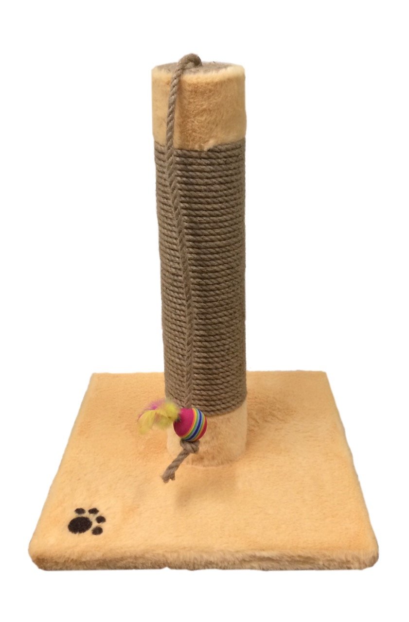 Когтеточка-столбик с игрушкой (КТ-1) 38*38*61