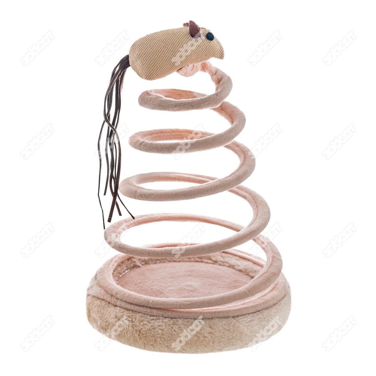 Игрушка д\кошек Мышка на спирали 23\15см 10922-8621