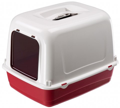 Туалет для кошек CLEAR CAT 10 закрытый угольный