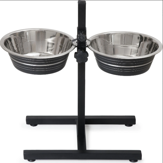 Подставка универсавльная "Doble Diner" 0,38л черные миски 3100(А)