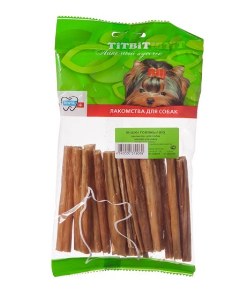 ЛАКОМСТВО "TITBIT" КИШКИ ГОВЯЖЬИ BIG МЯГКАЯ УПАКОВКА 319069