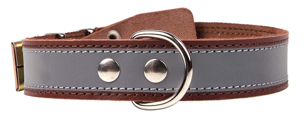 Ошейник 35 короткий светоотражающий