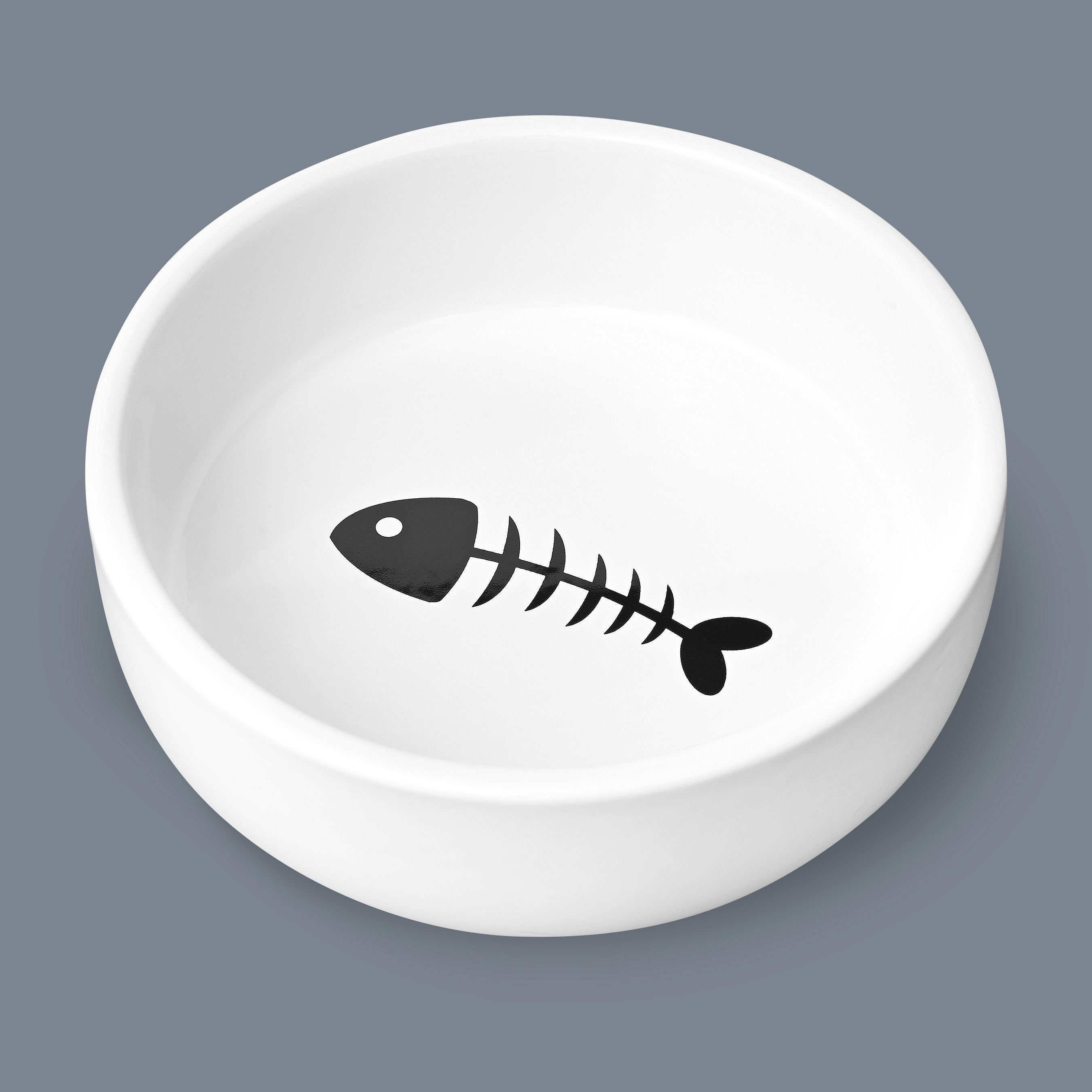 Миска Керамическая 200мл Рыбка Белая