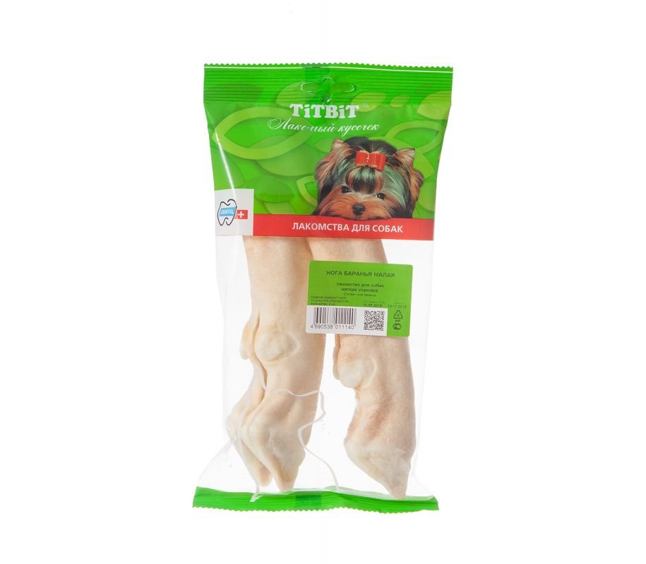ЛАКОМСТВО "TITBIT" Д/СОБАК НОГА БАРАНЬЯ МЯГКАЯ УПАКОВКА 0627