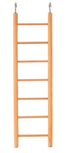 ЛЕСЕНКА  Д/ПТИЦ ДЕРЕВЯННАЯ (7 СТУПЕНЕЙ)  PL1008-7