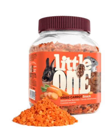 Little One: лакомство 200гр "Сушеная морковь" д/грызунов