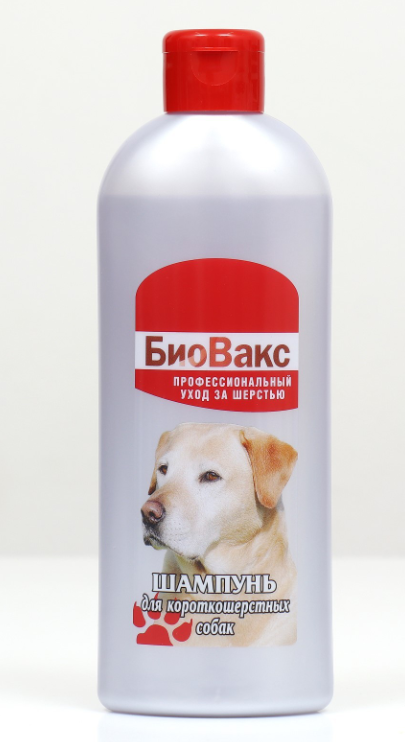 Биовакс: шампунь д/короткошерстных собак, 355мл