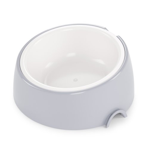 Лего-миска ALTA для животных с наклоном 0,3л (бежевый,серый)