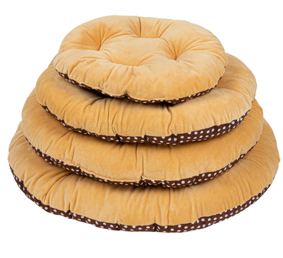 Лежак Овальный (мех плюш) №2