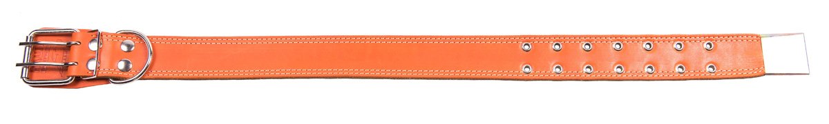 Ошейник 45 кожа + брезент