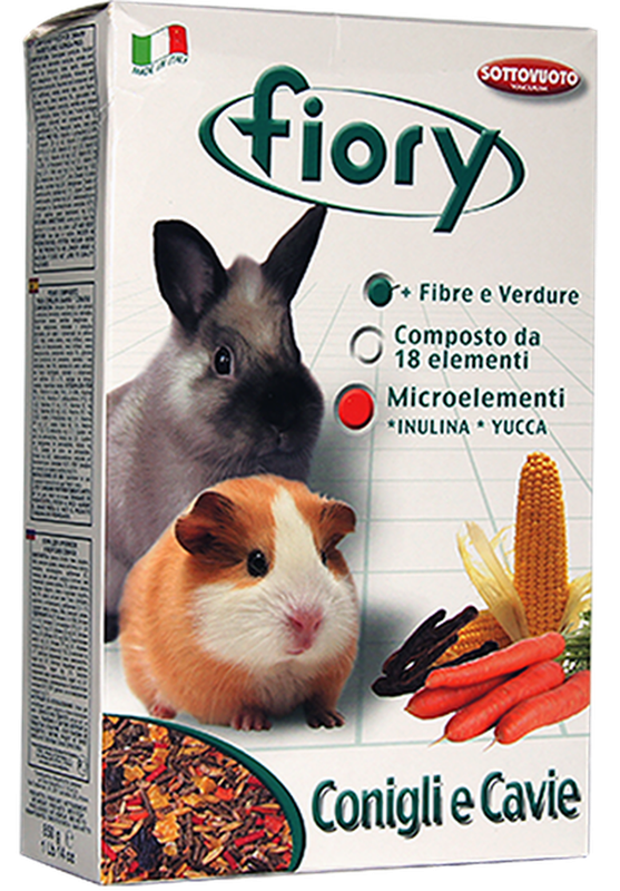 FIORY корм для морских свинок и кроликов Conigli e cavie 850 г 6510