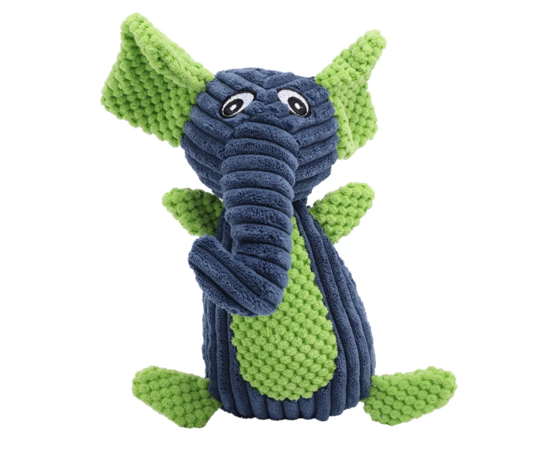 Игрушка-пищалка д/собак Слоник с треугольником 7см 10922-2852