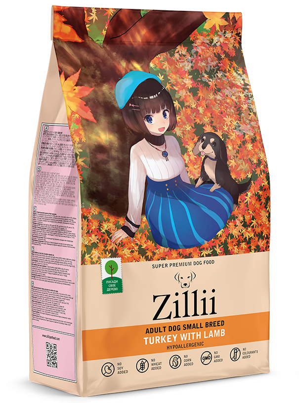 Зилли д/собак мелких пород Light индейка/ягненок 800гр