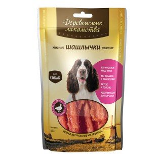 "ДЕРЕВЕНСКИЕ ЛАКОМСТВА" Д/СОБАК УТИНЫЕ ШАШЛЫЧКИ НЕЖНЫЕ 79711793