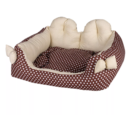 Лежак Бант(хлопок) Коричневый