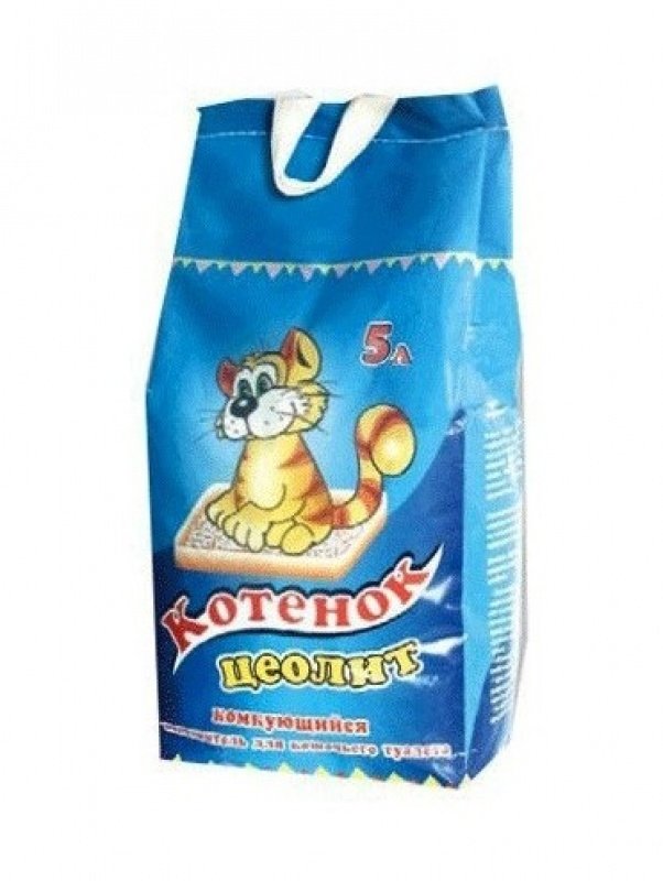 НАПОЛНИТЕЛЬ "КОТЕНОК ЦЕОЛИТ" 5л