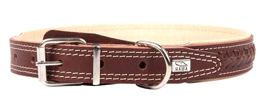 Ошейник 25 длинный  с косой в обрезку